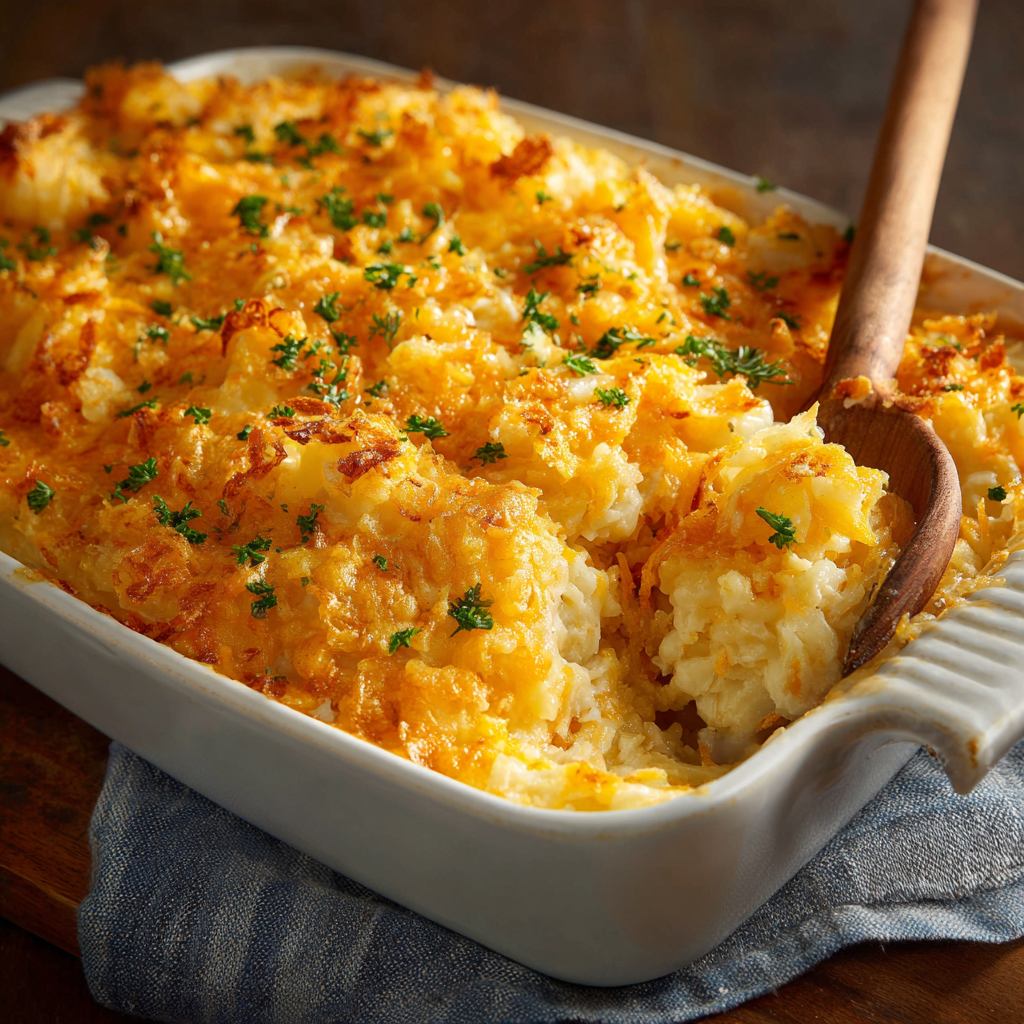 Photo of Funeral Potatoes with Parmesan